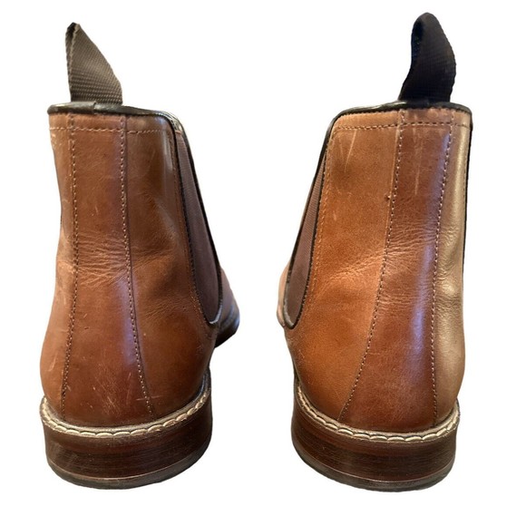 Franco Fortini Men's Trevor Chelsea Leather Ankle Boots Size 13 EUC - Picture 4 of 6